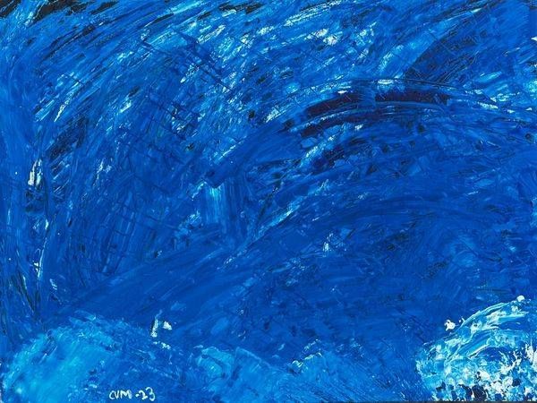 Feeling Blue Art | Portraits of Selfreflection(Charissa Vanderbilt Art)