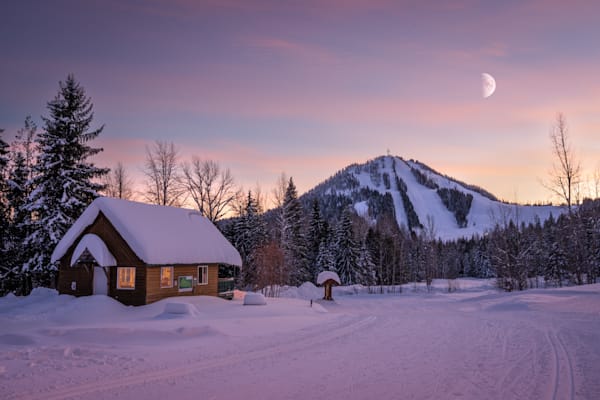Black Jack Ski Club Sunset Art | Nelson Fine Art Printing