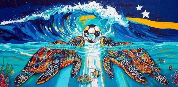 Curaçao World Cup Series | Original Paintings by Renata Rolefes
