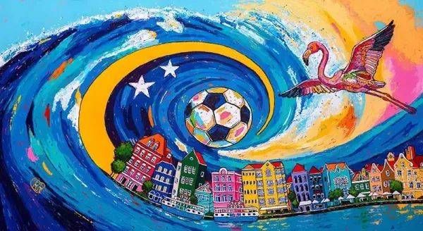Curaçao World Cup Series | Original Paintings by Renata Rolefes