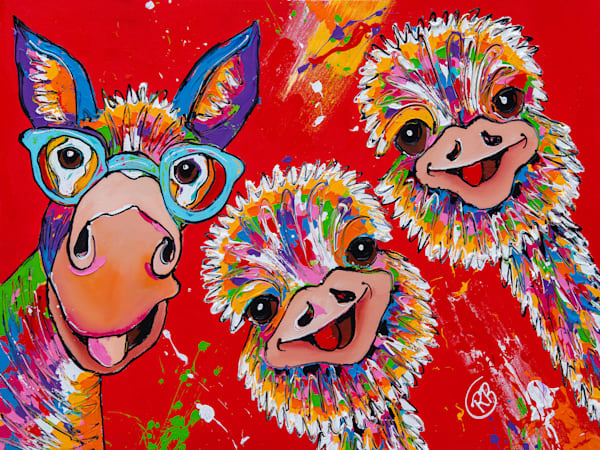 Original Happy Paintings | Joyful Caribbean Art by Renata Rolefes