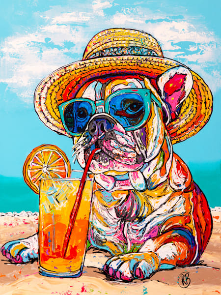 Original Happy Paintings | Joyful Caribbean Art by Renata Rolefes