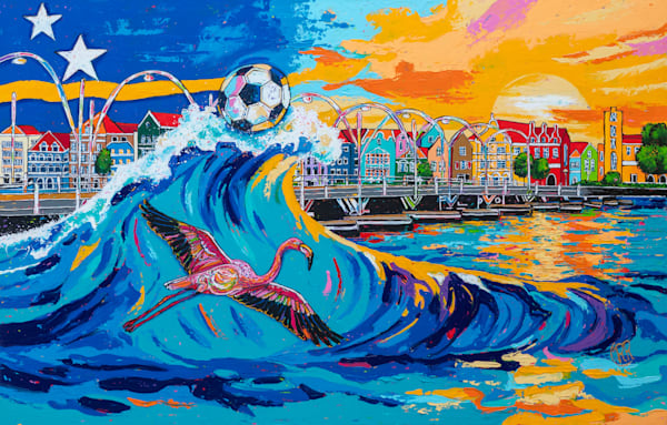 Curaçao World Cup Series | Original Paintings by Renata Rolefes