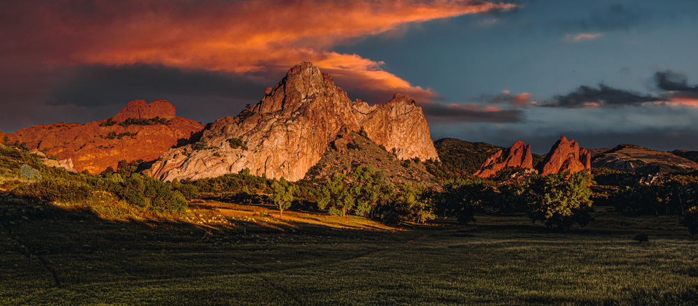 Morning Glow In The Garden - Colorado Landscape Photography