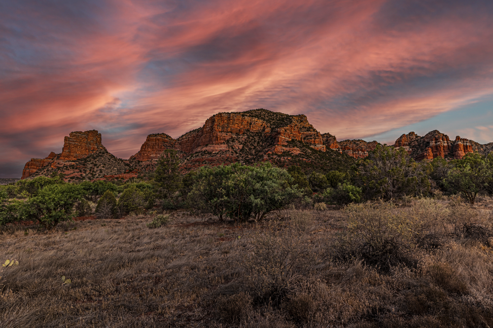 Sedona Sunrise Vibrations - Vibrant Landscape Photography