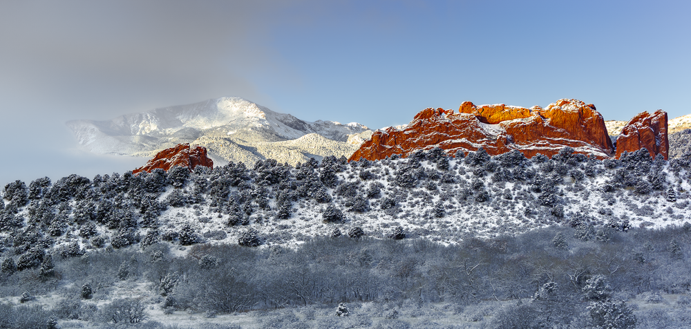 Snowy Panorama Photography Art | James H Egbert's Silver Branch Studios
