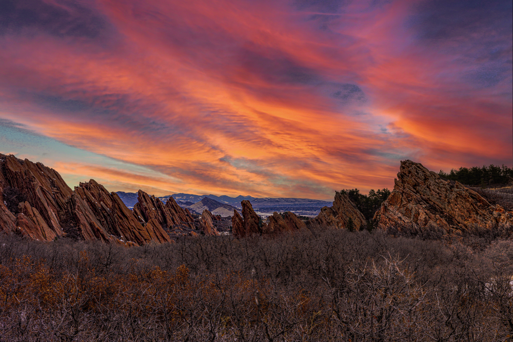 Roxborough Sunset - Vibrant Colorado Landscape Photography