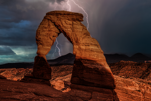 Thunderous Arch - Dramatic Landscape Photography