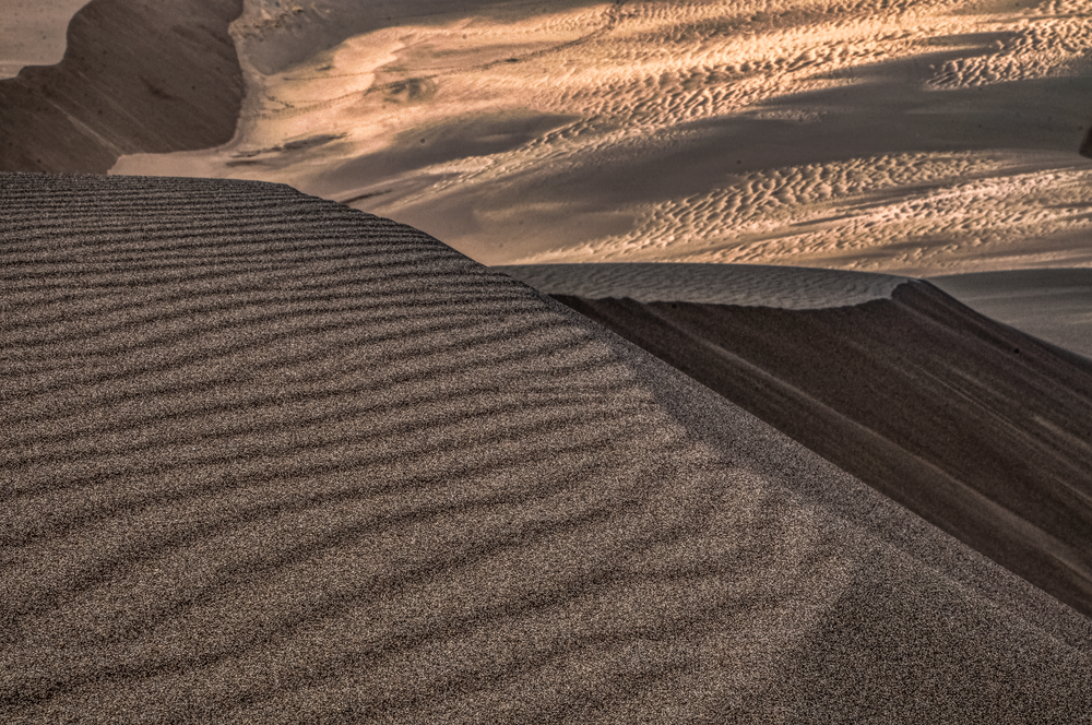 Desert Serenity - Textured Sand Dune Photography