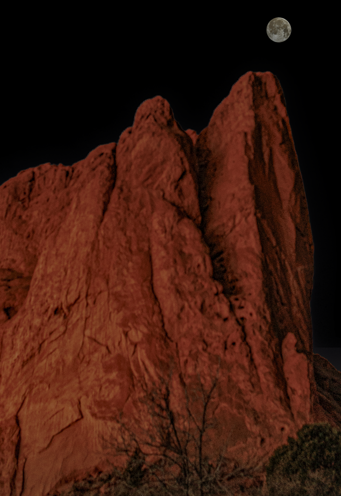 Gog Tower Moon Jhel4269 Photography Art | James H Egbert's Silver Branch Studios