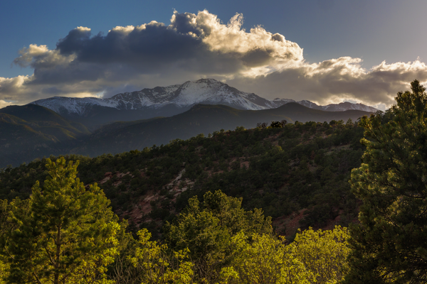Pikes Peak Sunset Jhe 0 Q1 A8844.Png Photography Art | James H Egbert's Silver Branch Studios