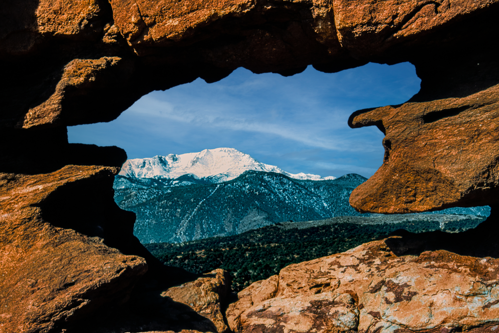 Pikes Peak Framed Gog Jhe00008.Png Photography Art | James H Egbert's Silver Branch Studios