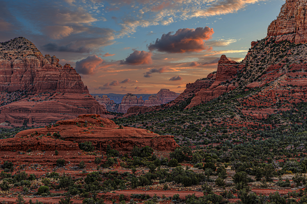 Sedona Sunrise and Passing Storm - Fine Art Landscape Photography