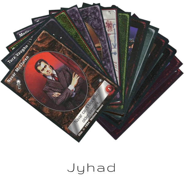 rare jyhad cards Muddled Vampire Hunter (Jyhad) Artist Proof  Anson Maddocks Art Blood Doll (Jyhad) Artist Proof