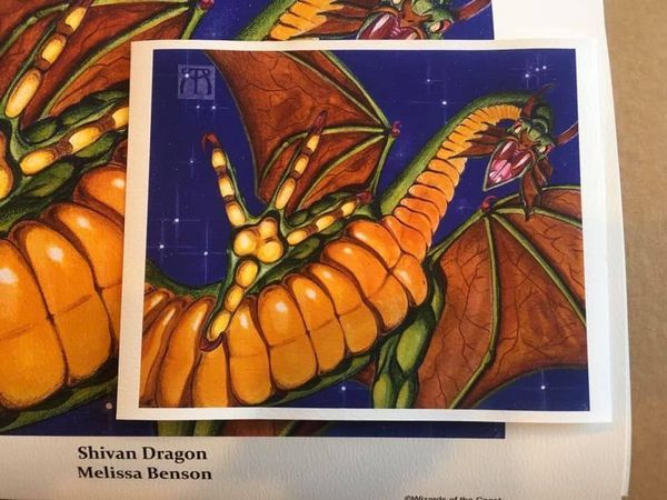 melissa benson mtg cards Shivan Dragon Artist: Melissa A. Benson, 44