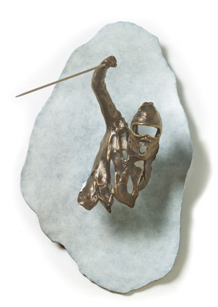 Comin' Up For Air | Negative Space in Bronze