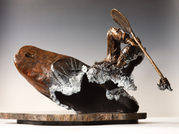 Droppin' In | Negative Space in Bronze