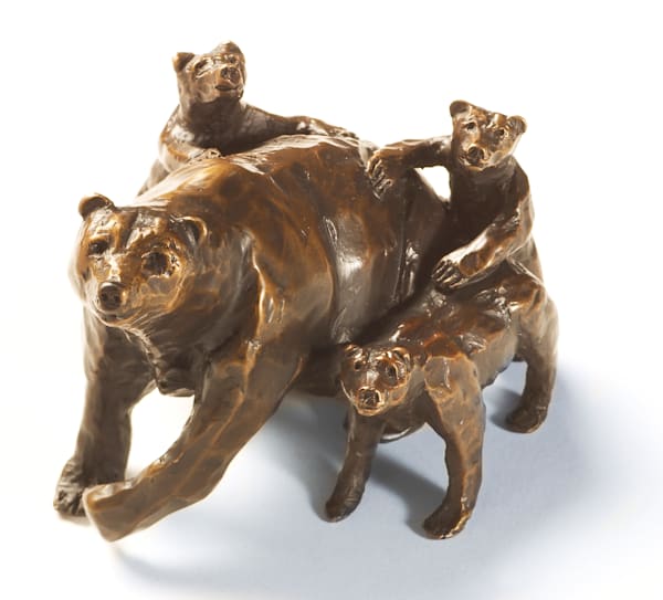 Three's A Crowd | Negative Space in Bronze