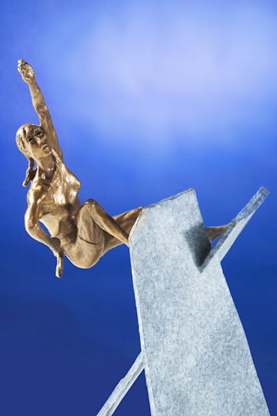 The Crux | Negative Space in Bronze
