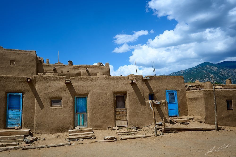 Native Housing Units in Taos Pueblo