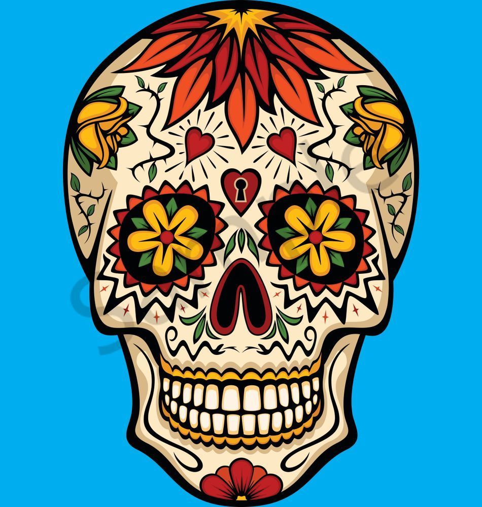 Skull Blue Copy Art | MANN uP Art
