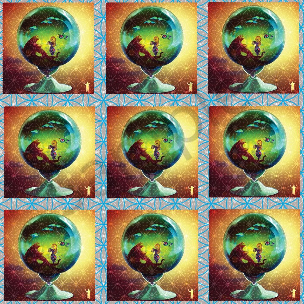 Fishbowl 9p Blotter Bv Dma Mann Copy Art | MANN uP Art