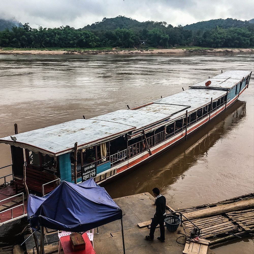 Long boat on Laos two-day river trip
