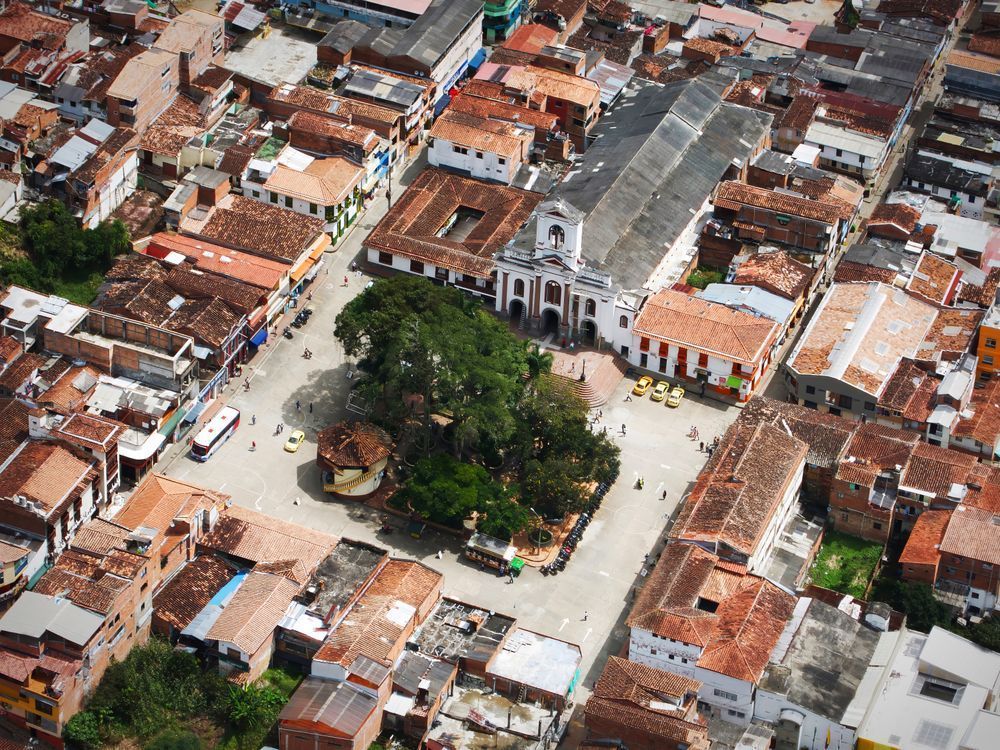 Cocorna Courtyard from the Air