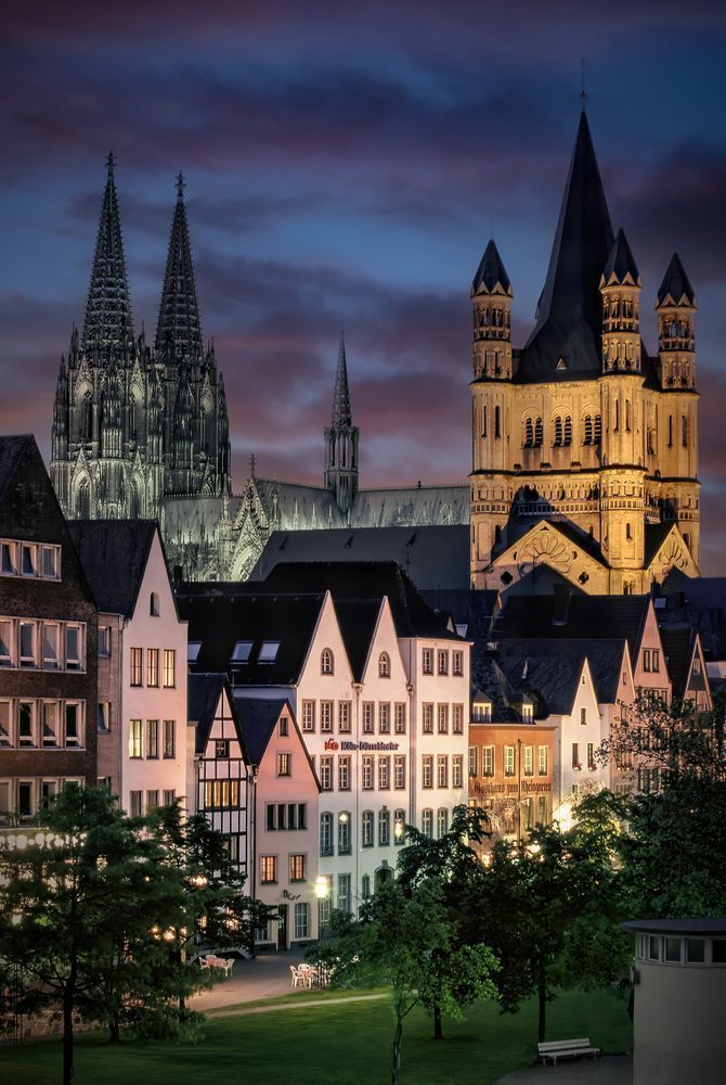 Cathedral and Old Town, Cologne, Germany