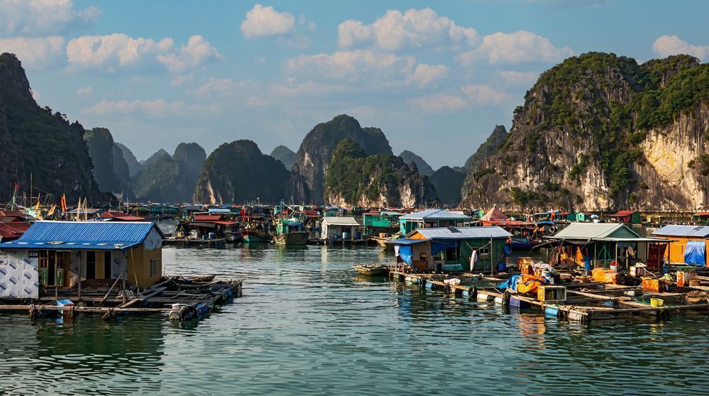 Floating Village, Ha Long Bay, Vietnam