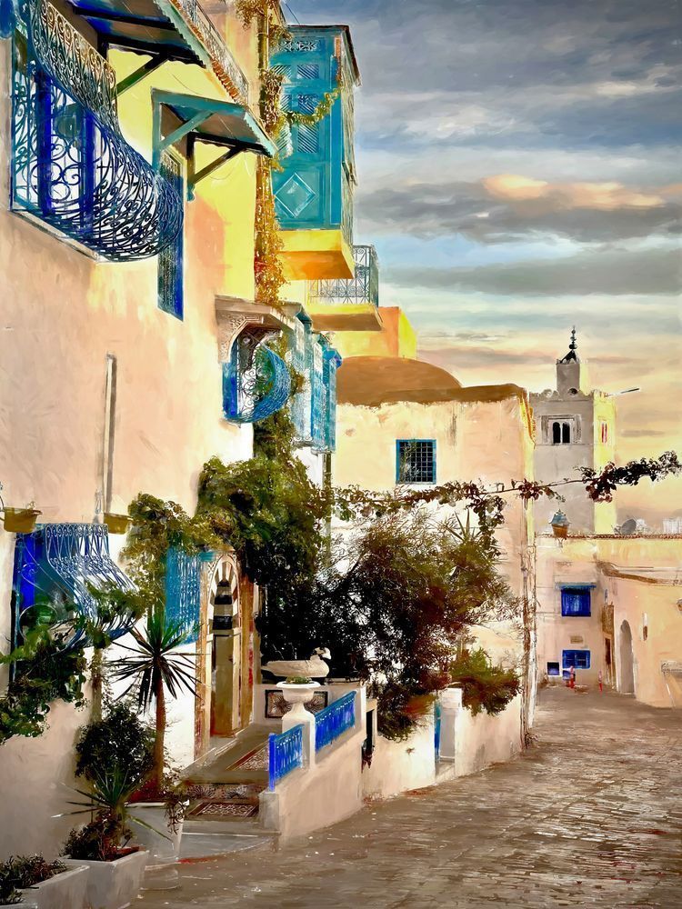 Cobblestone Dreams in Color