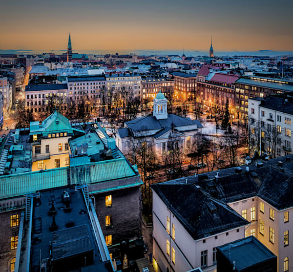 Winter in Helsinki, Finland
