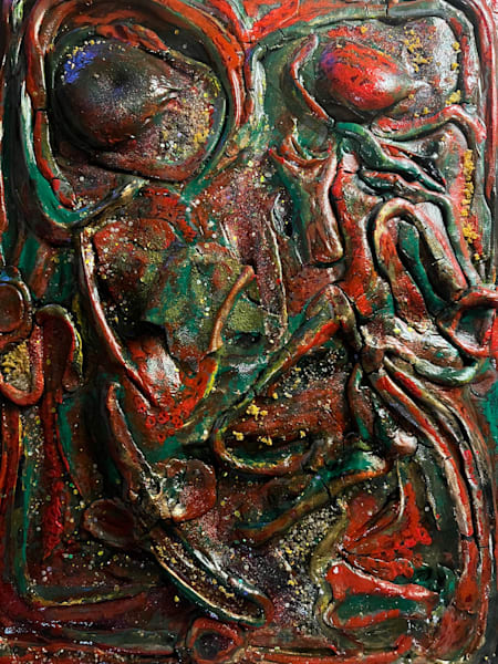 Earth Sculptural Mixed‑Media Altar of Abundance and Becoming by Laura Jay 280