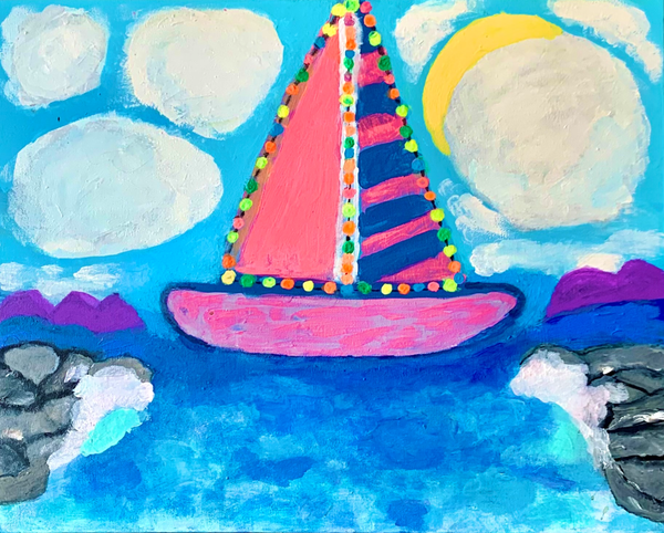 Christmas Sailboat Art | Tom Sullivan Art