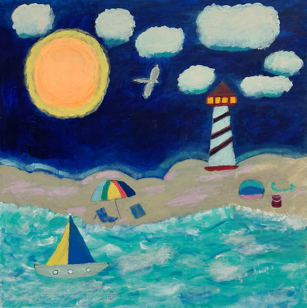 Lighthouse Beach Art | Tom Sullivan Art