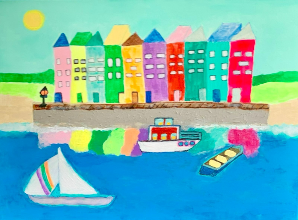 Reflections Of Coastal Charm Art | Tom Sullivan Art