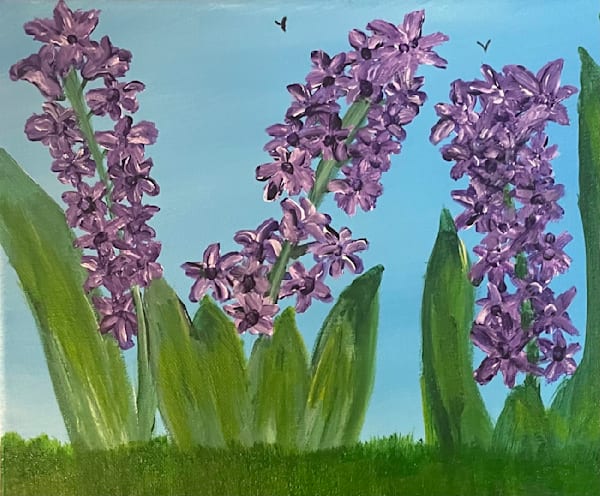 Hyacinth Heaven Art | Art by Jenny Keith