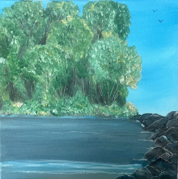 Peaceful Getaway | Art by Jenny Keith
