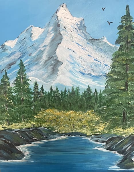 Mountain Of Strength Art | Art by Jenny Keith