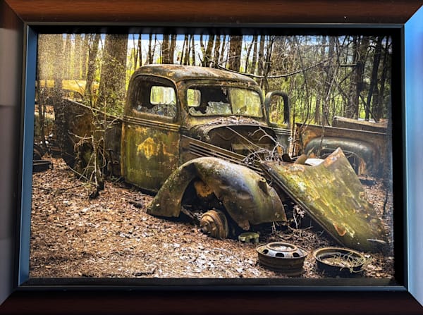 Abandoned Vintage Car Signed Art | Quarry House Gallery