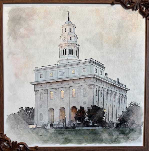 Nauvoo Temple Photograph Signed Art | Quarry House Gallery