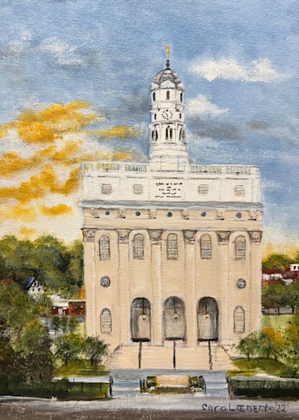 Nauvoo Temple Painting Art | Quarry House Gallery