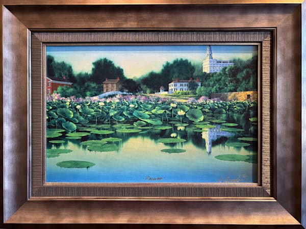 Lily Pads In Nauvoo Signed Art | Quarry House Gallery