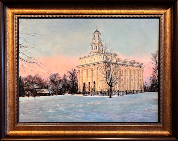 The Nauvoo Temple Restored Giclee Print Art | Quarry House Gallery
