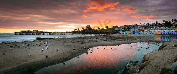 Sunset At Capitola Beach Art | Tony Pagliaro Gallery
