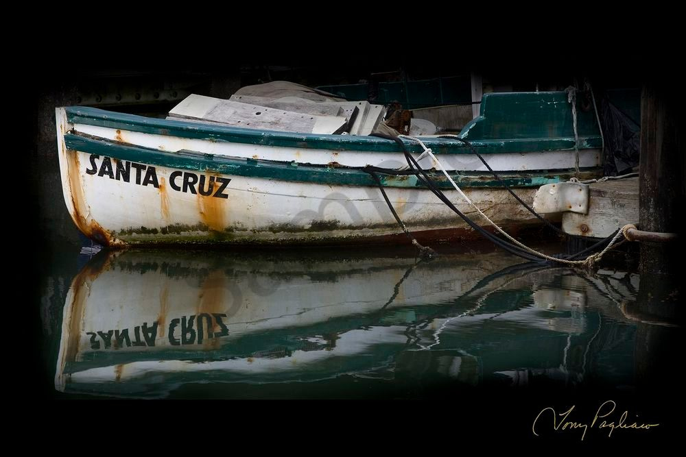 Santa Cruz Boat 2 Art | Tony Pagliaro Gallery