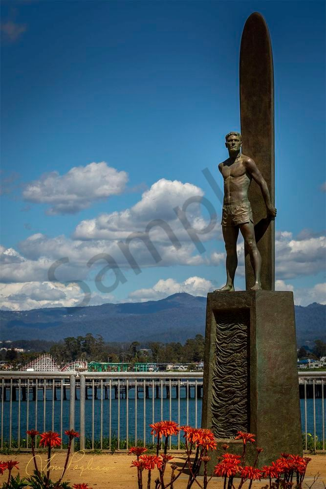 Surfer Statue   Santa Cruz, Ca Art | Tony Pagliaro Gallery