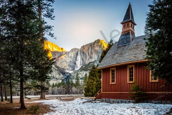 Yosemite Falls & Chapel Art | Tony Pagliaro Gallery