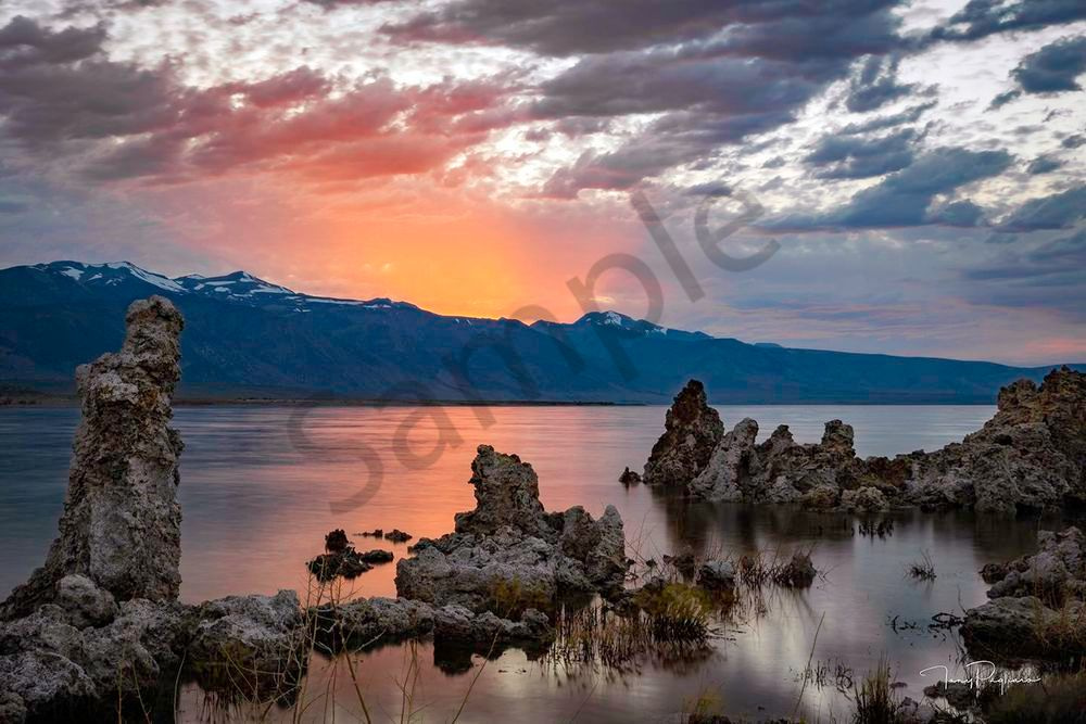 Sunset At Mono Lake Art | Tony Pagliaro Gallery
