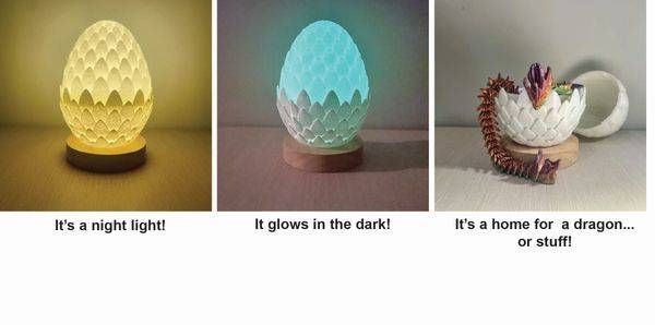 Dragon Egg Night Lamp | Imaginoor Photography